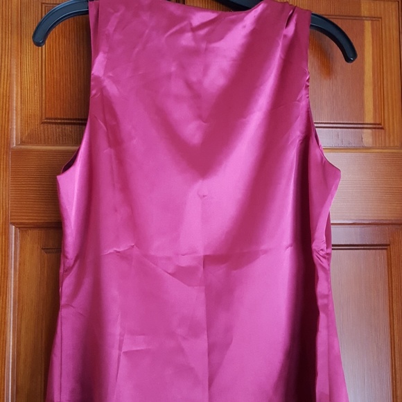 American Glamour Badgley Mischka sleeveless blouse - Picture 4 of 5